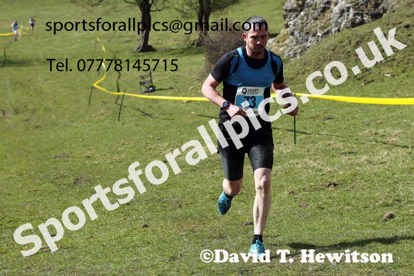 Masters men 2021 NECAA Cross Country Relays, Thornley Farm, Peterlee, Saturday, April 10th. Photo: David T. Hewitson/Sports for All Pics